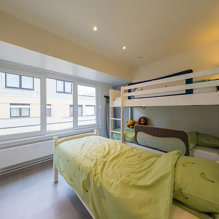 Bright Beachfront Apartment, Cleaning Included Westende